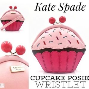 Kate Spade Posie Take The Cake Cupcake Wristlet  NWT